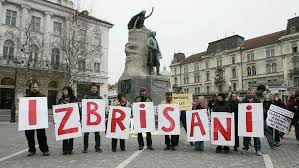 Slika protest Izbrisanih